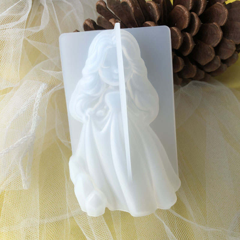 Candle Making Tools - Moule à bougie princesse 3D en