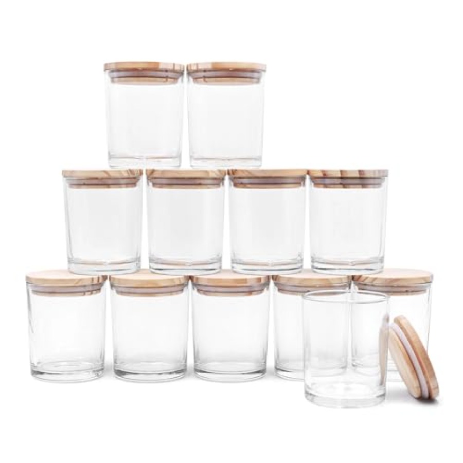 Candle Making Jars Wholesale - 12 pots à bougies en verre