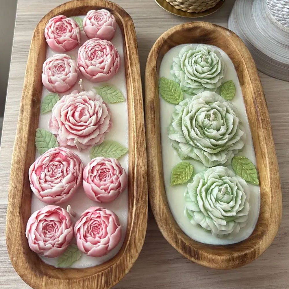 Candle Making Austin - Moules à bougies en Silicone Rose
