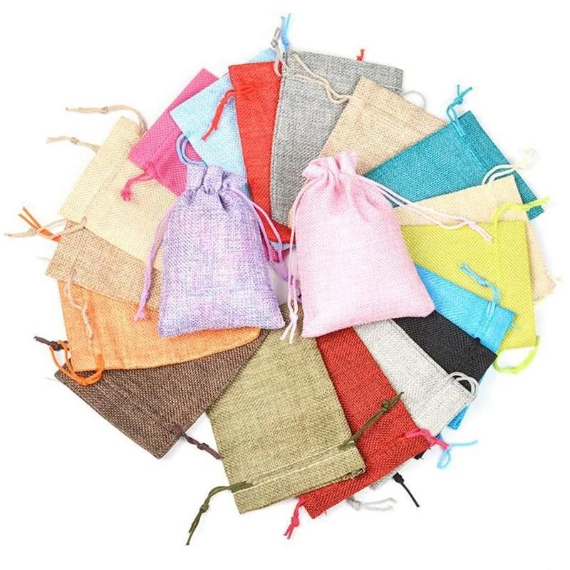 Jute Bag Packaging - Sacs cadeaux en jute faits à