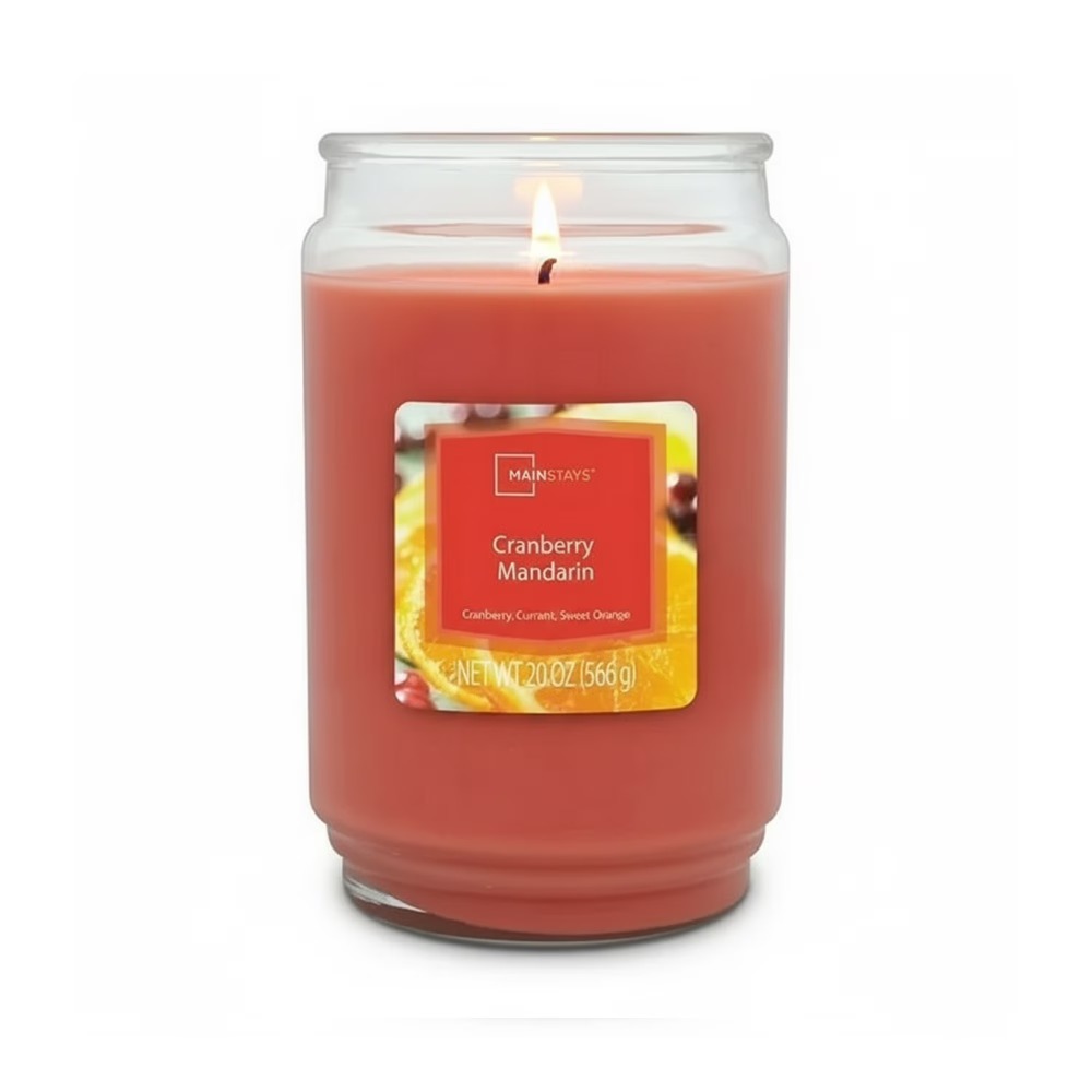 Candle Making Scents - Bougie parfumée Canneberge Mandarine Grande en