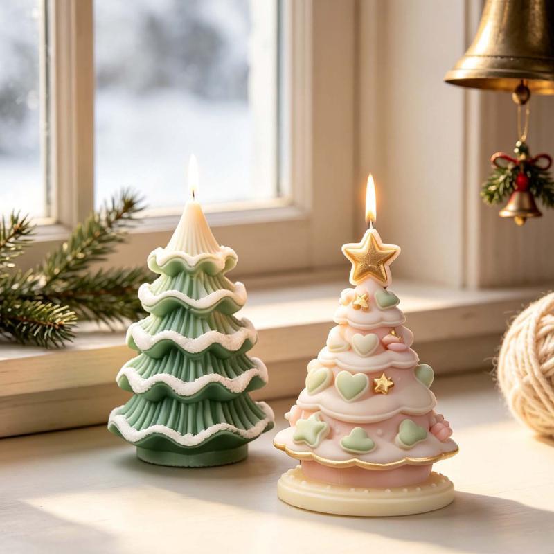Candle Making Scents - Moule en silicone DIY pour sapin