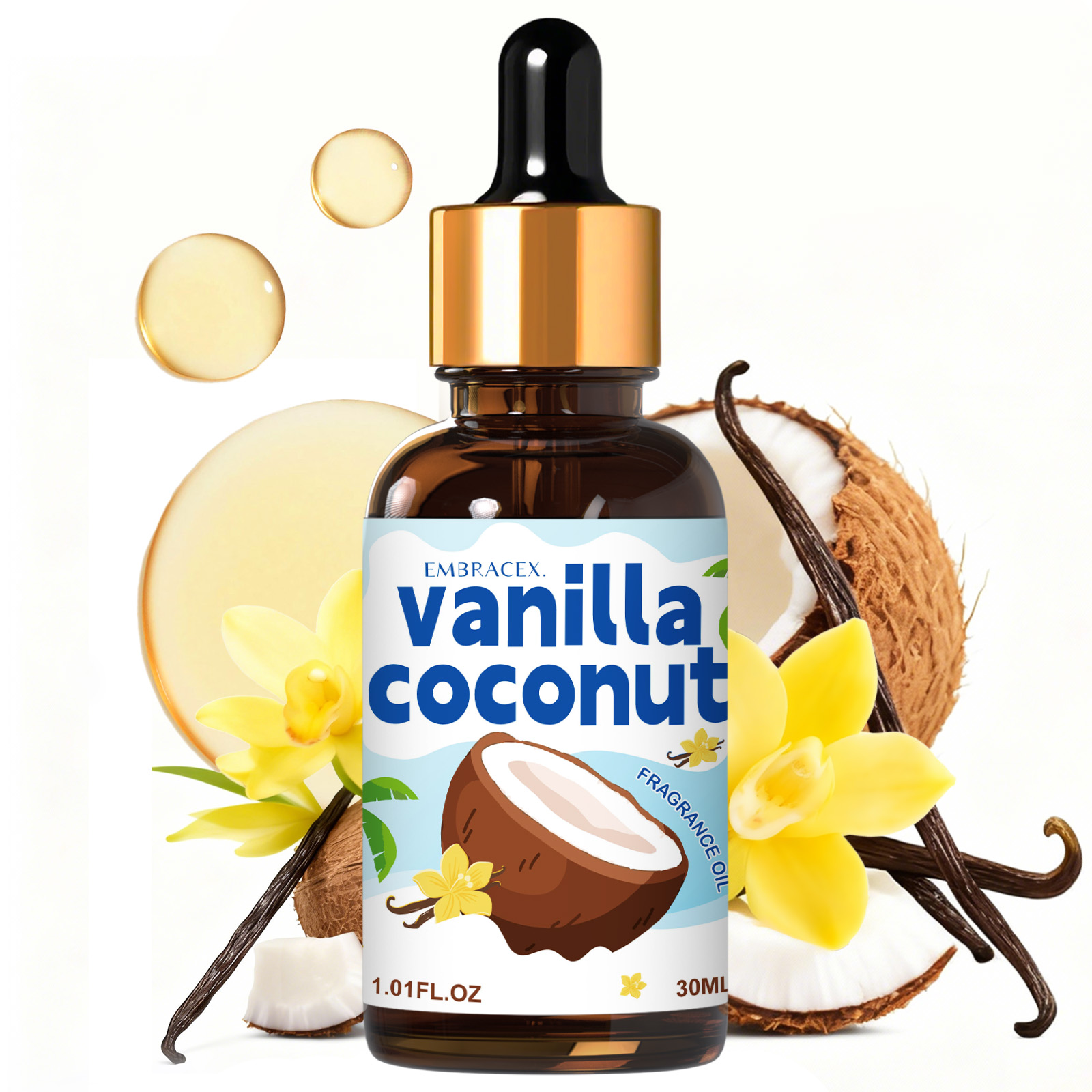 Candle Making Scents - Huile Essentielle Vanille Coco 30ml –