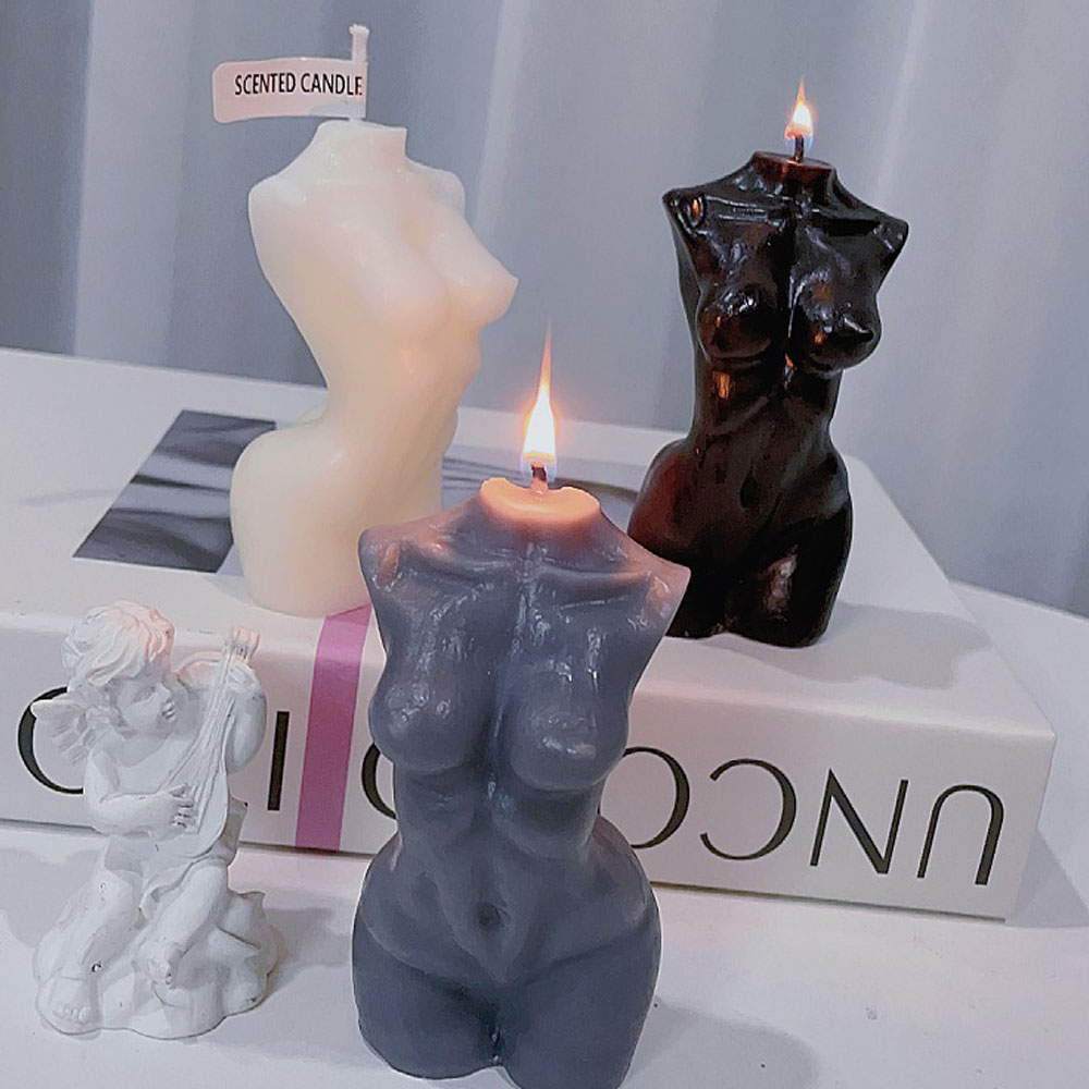 Candle Making Design - Bougie parfumée en forme de torse