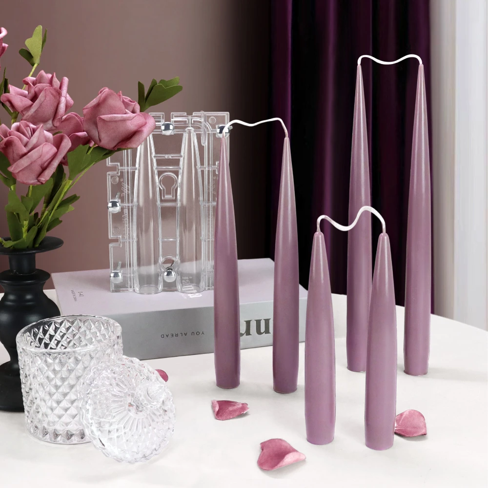 Candle Making Business - Moule acrylique pour bougie à colonne