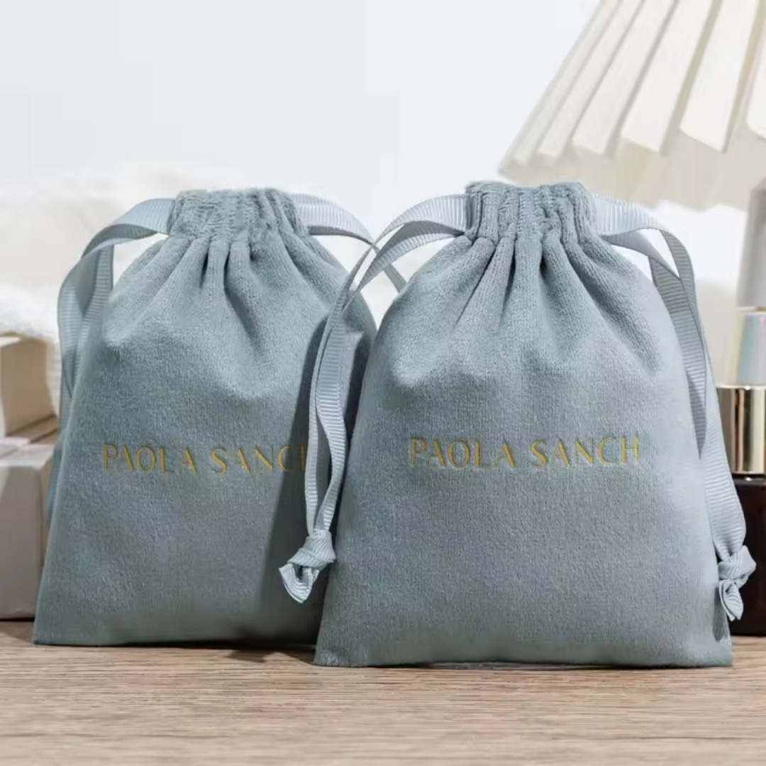 Candle Making Los Angeles - Pochette en velours de luxe personnalisée