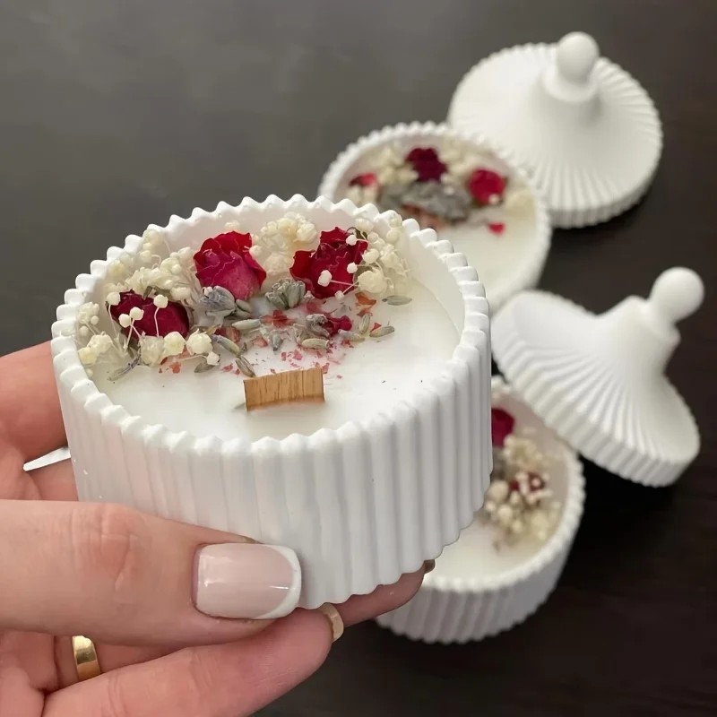 Candle Making Jars With Lids - Nouveaux modèles 2026 – Lot de