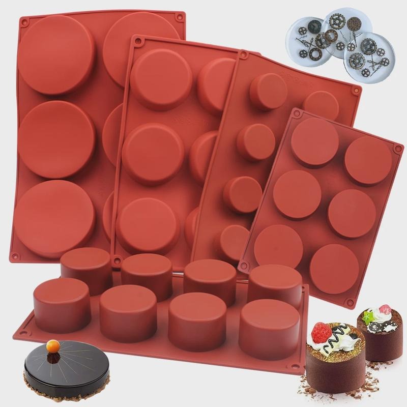 Candle Making Business - Moule à savon rond en silicone,