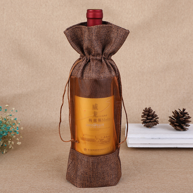 Couverture de sac de bouteille - Jute Bag Packaging avis et prix