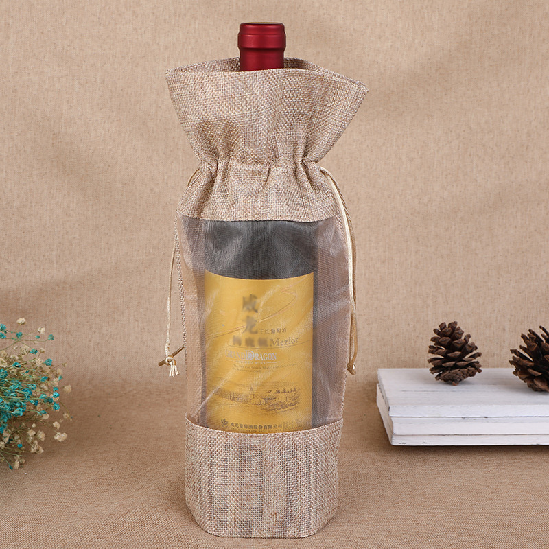 Couverture de sac de bouteille - Jute Bag Packaging avis et prix