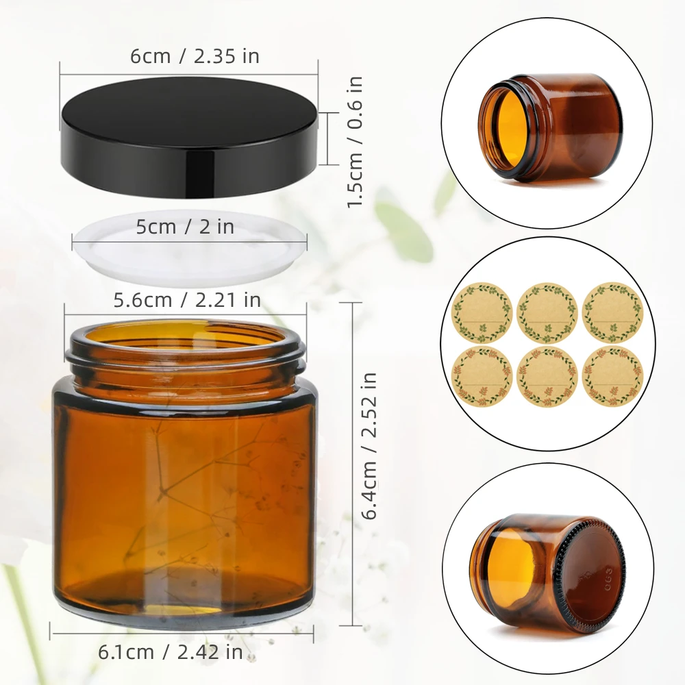 Bocaux en verre pour bougies,  - Candle Making Jars With Lids avis et prix