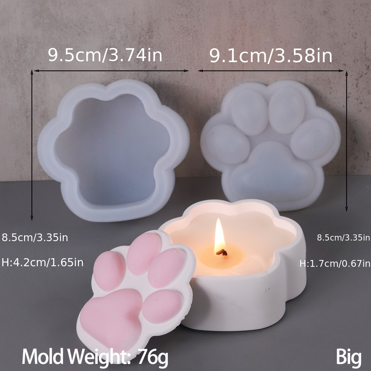 Boîte de rangement de griffes  - Candle Making Jars With Lids avis et prix