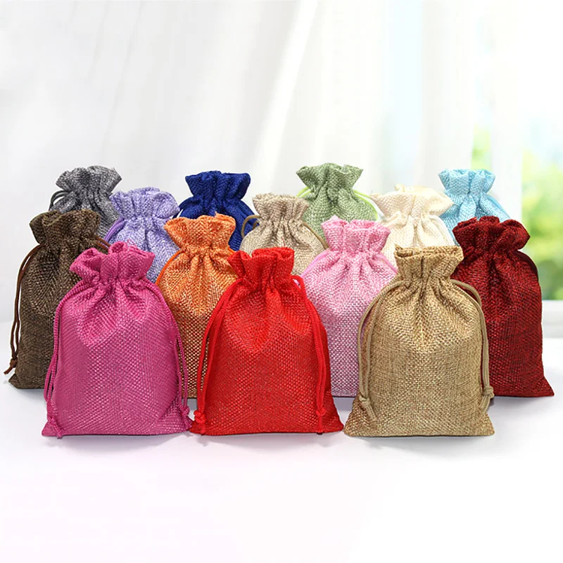 50 sacs en toile de jute avec  - Jute Bag Packaging avis et prix