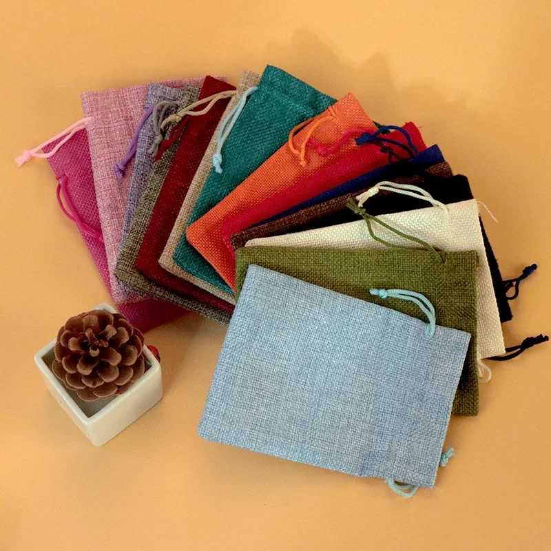 50 sacs en toile de jute avec  - Jute Bag Packaging avis et prix