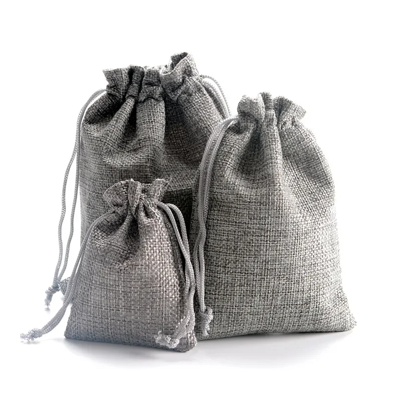 50 sacs en toile de jute avec  - Jute Bag Packaging avis et prix