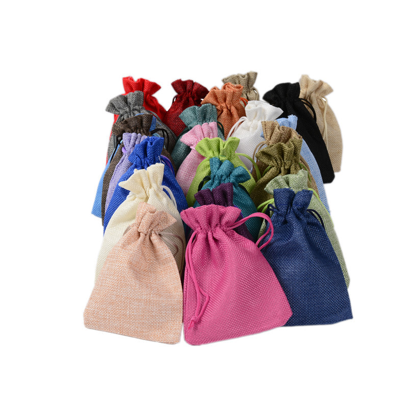 Lot de 50 pochettes en lin et  - Jute Bag Packaging avis et prix