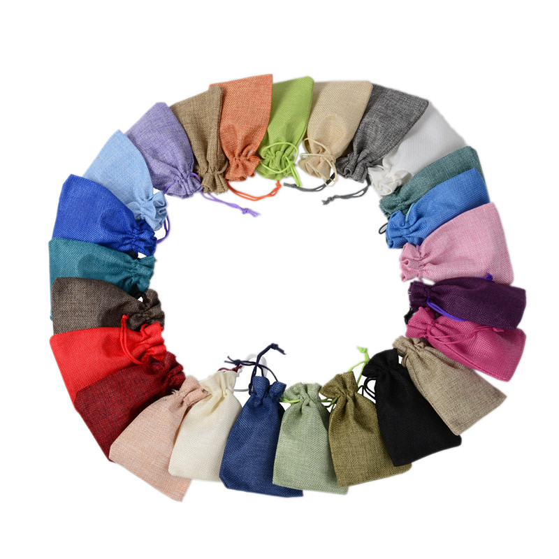 Lot de 50 pochettes en lin et  - Jute Bag Packaging avis et prix