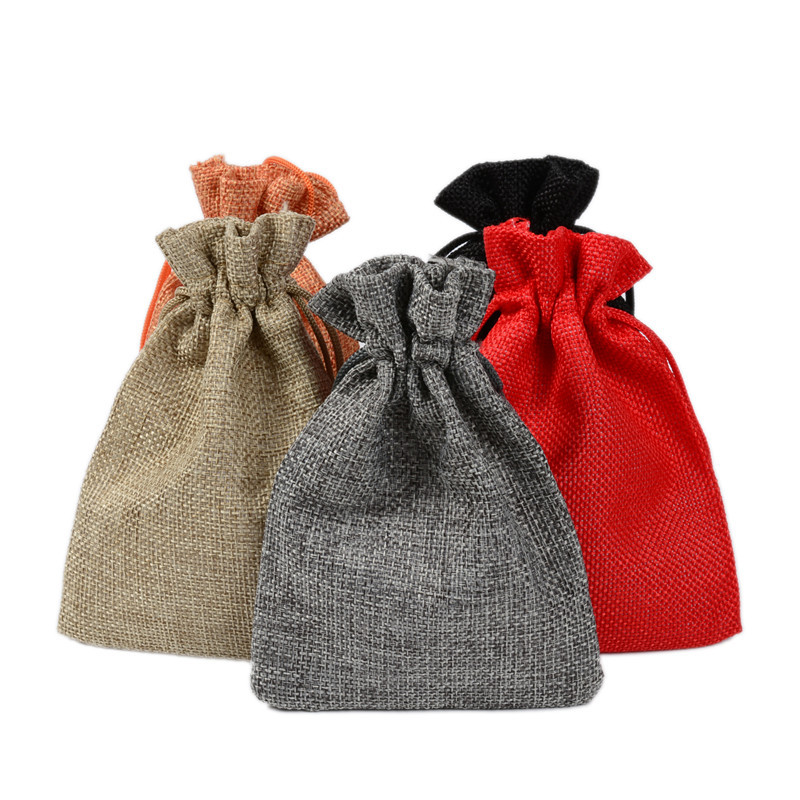 Lot de 50 pochettes en lin et  - Jute Bag Packaging avis et prix