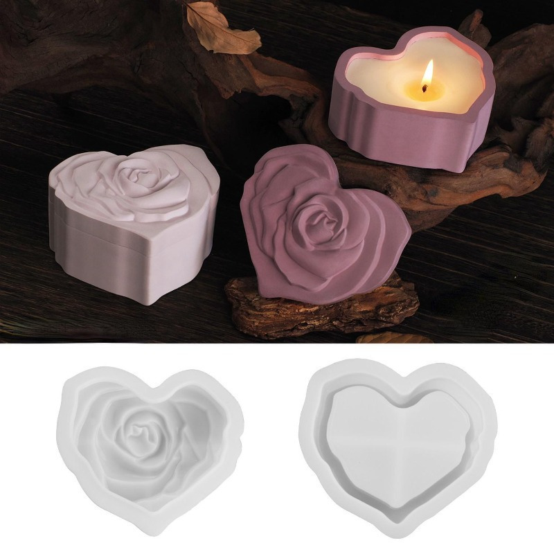 Moule en silicone en forme de  - Candle Making Jars With Lids avis et prix