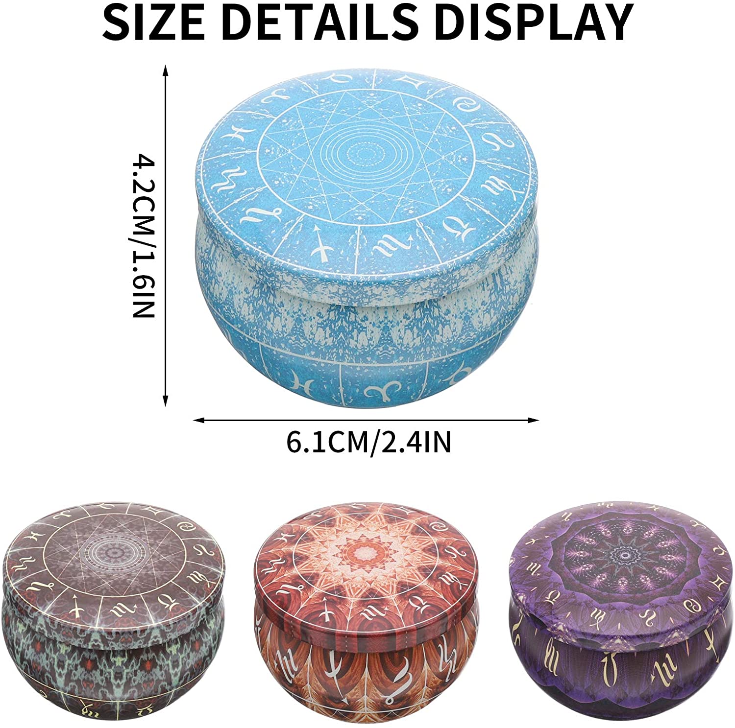 Paquet de 12 boîtes à bougies  - Candle Making Jars With Lids avis et prix