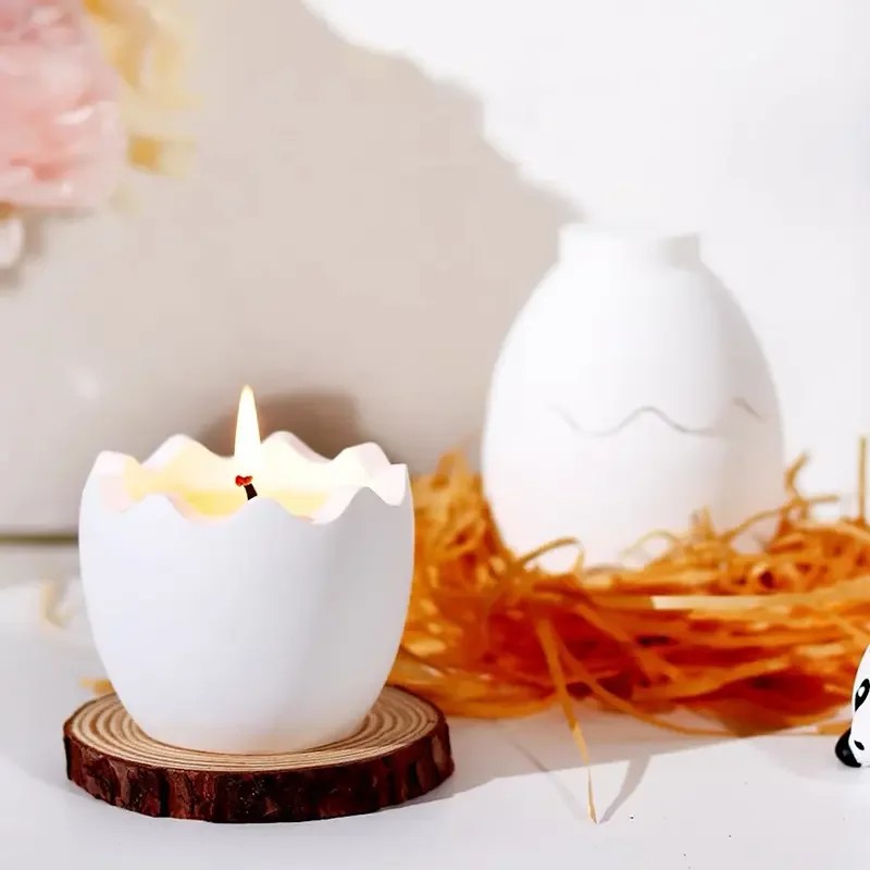 Moule en silicone en forme d'œ - Candle Making Jars With Lids avis et prix