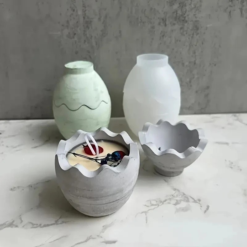 Moule en silicone en forme d'œ - Candle Making Jars With Lids avis et prix
