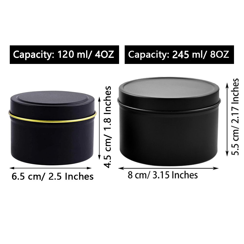 Boîtes de bougies avec couverc - Candle Making Jars With Lids avis et prix