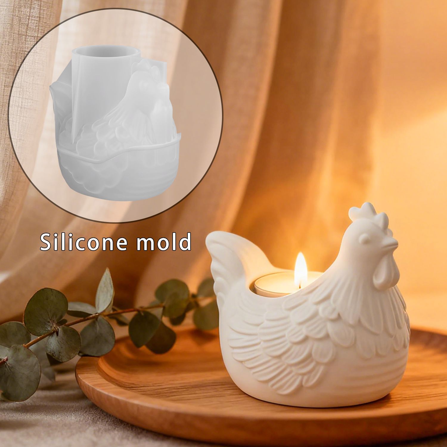 Bougeoir 3D petit poulet, moul - Candle Making Design avis et prix