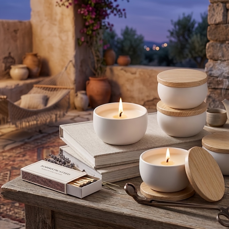Bocaux à bougies vides blancs  - Candle Making Jars Wholesale avis et prix