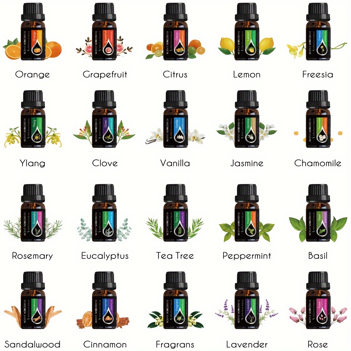 Ensemble de 20 huiles essentie - Candle Making Scents avis et prix