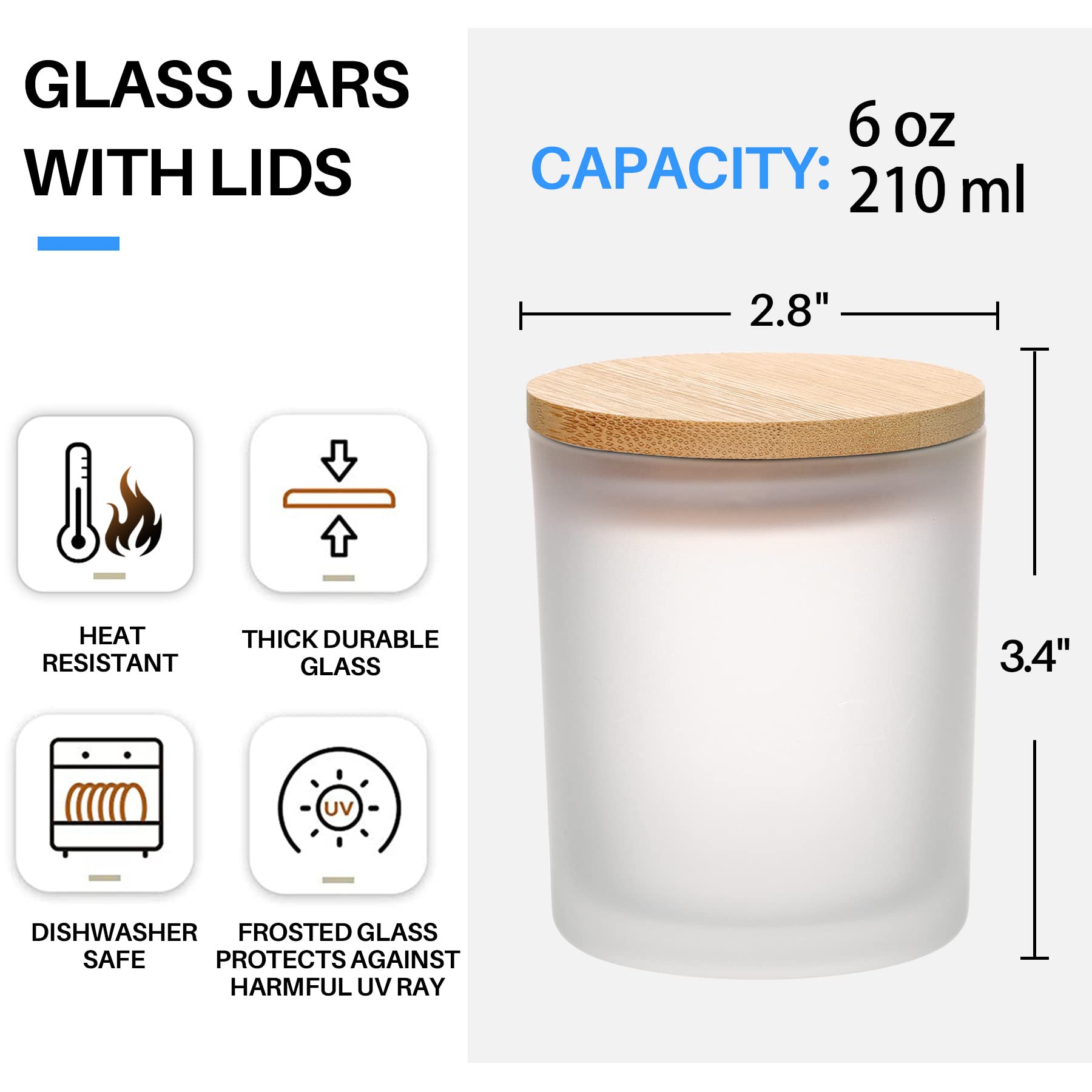 Bocaux à bougies en verre ambr - Candle Making Jars Wholesale avis et prix