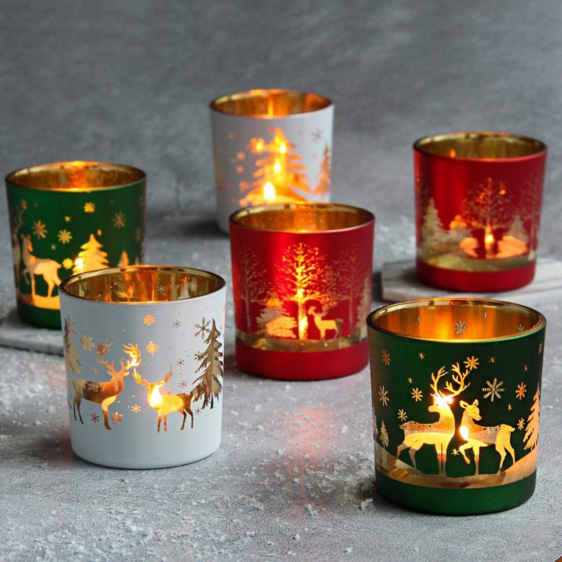 Bécipients en verre de noël po - Candle Making Jars Wholesale avis et prix