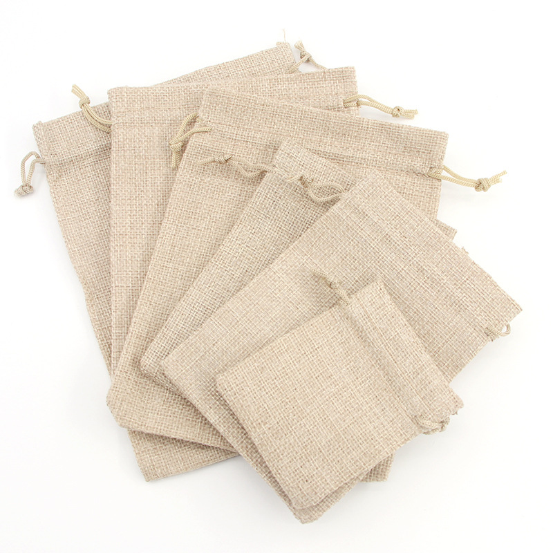 50 sacs en toile de jute natur - Jute Bag Packaging avis et prix