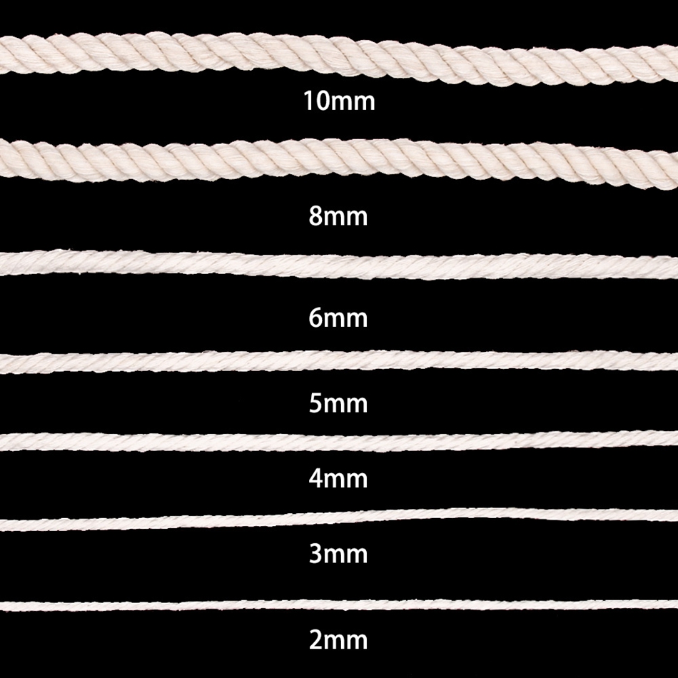 1mm-10mm 100% coton macramé co - Jute Bag Packaging avis et prix