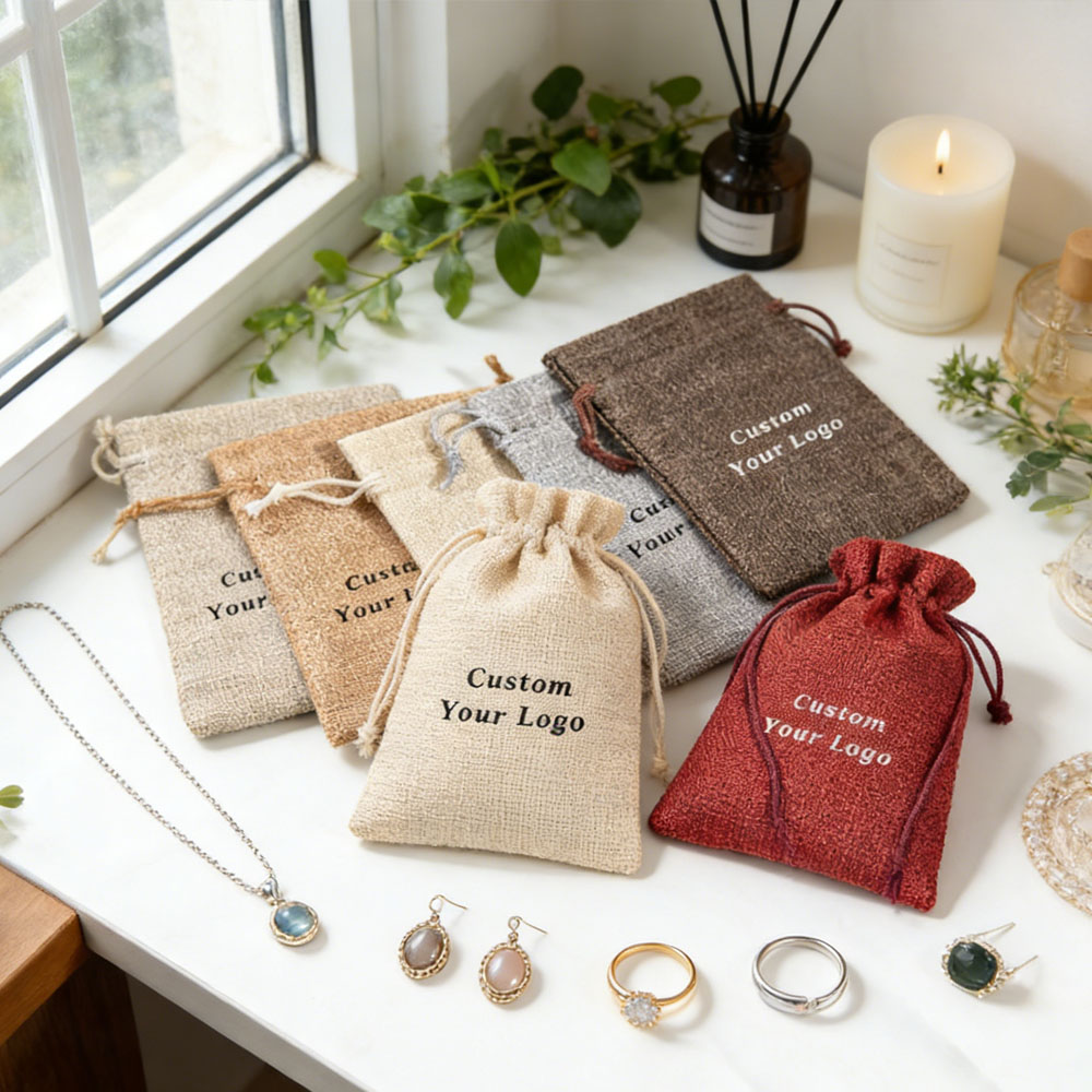 Sac cadeau en toile de Jute av - Jute Bag Packaging avis et prix